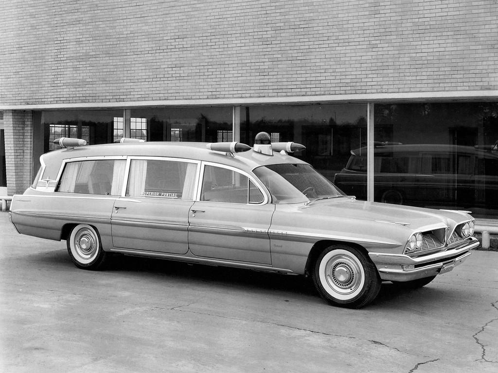 32. Superior Pontiac Criterion ambulance stationwagon '1961 катафалк, скорая, универсал