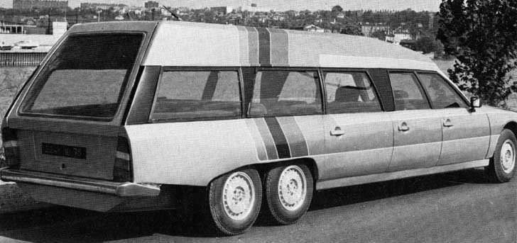 Шестиколесный Citroen Шестиколесный Citroen CX Tissier, SixWheeler, citroen