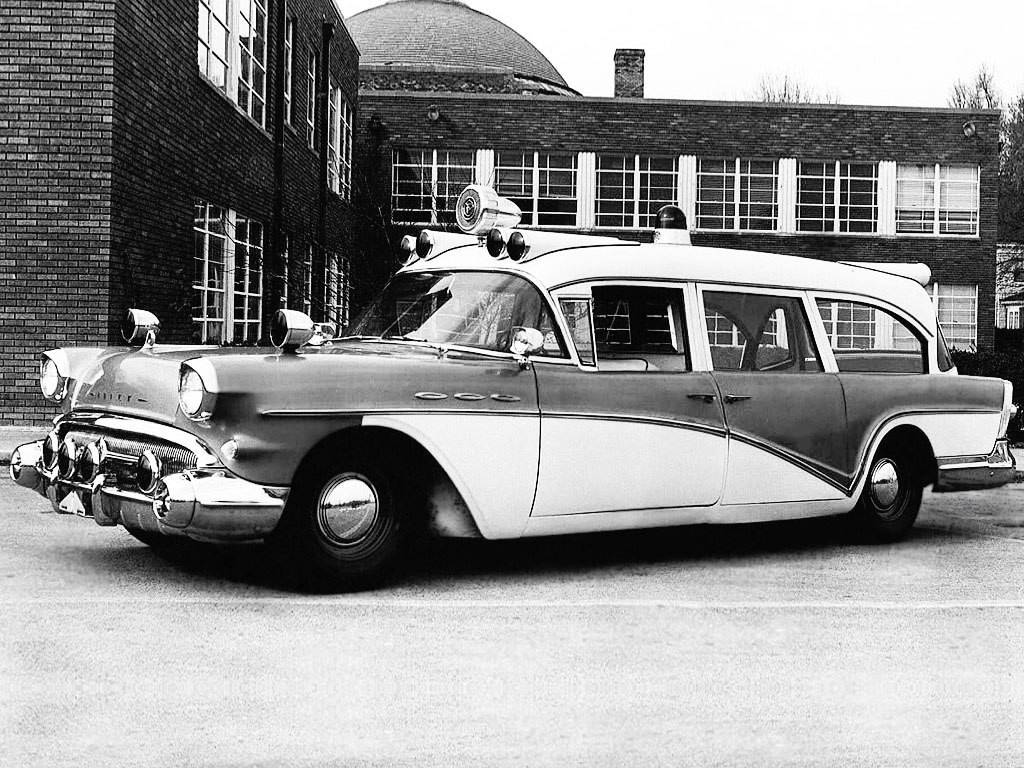 21. Weller Buick Pettus-Owen & Wood FH Nashville TN '1957 катафалк, скорая, универсал