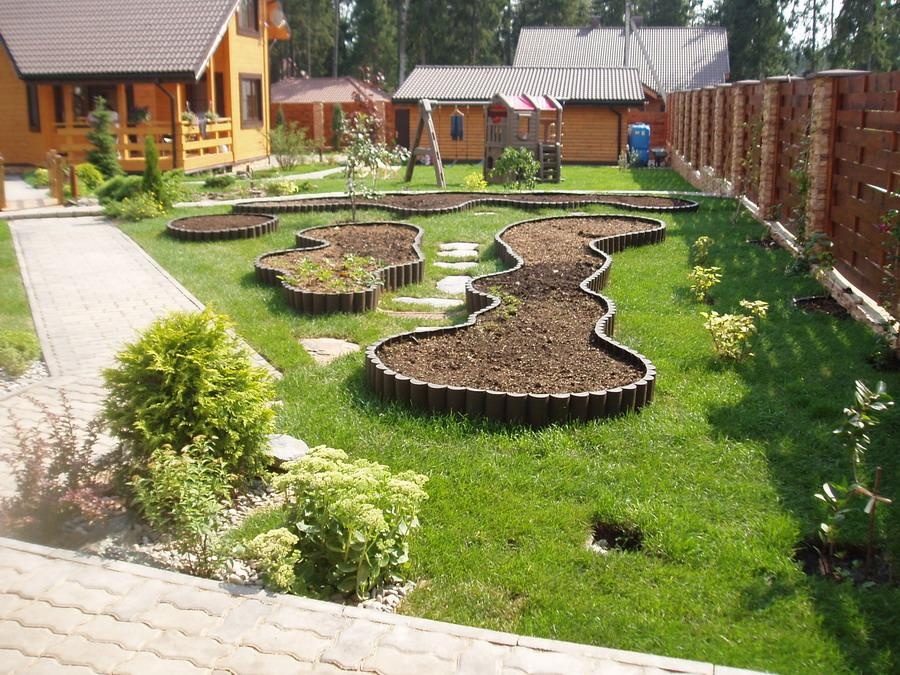 Грядки неправильной формы Грядки неправильной формы