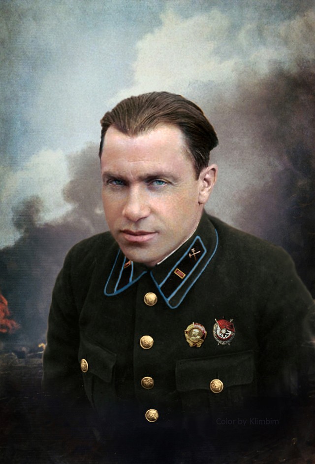 Герои Великой Отечественной войны в цветных фотографиях