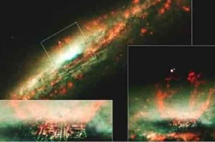 Телескоп Hubble обнаружил во Вселенной «город Бога» Телескоп Hubble обнаружил во Вселенной «город Бога» космос, открытия, хабл