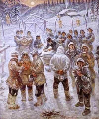 Николай Гетман. Обед - привезли баланду. 1991 Николай Гетман. Обед - привезли баланду. 1991