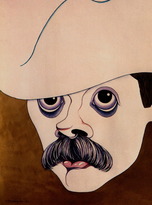 Никита Михалков, шарж. 1986 Никита Михалков, шарж. 1986
