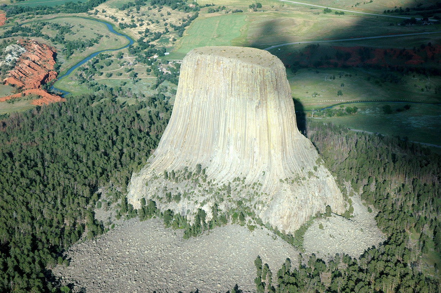 Башня дьявола в США география, горы, история, природа, факты