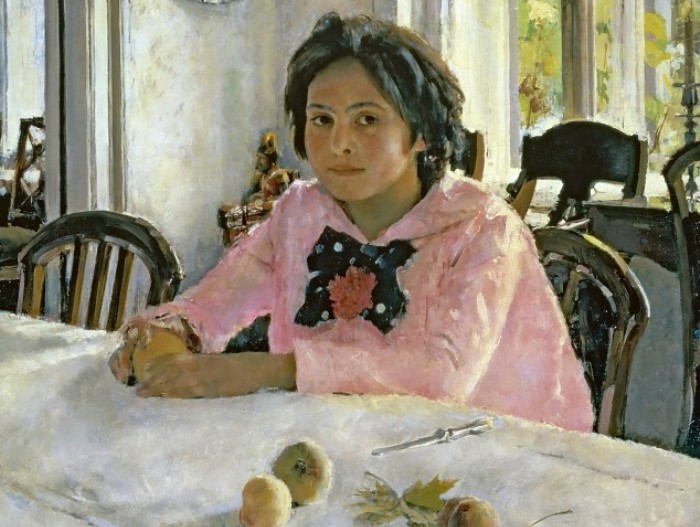 *Девочка с персиками*. Автор: В. Серов.