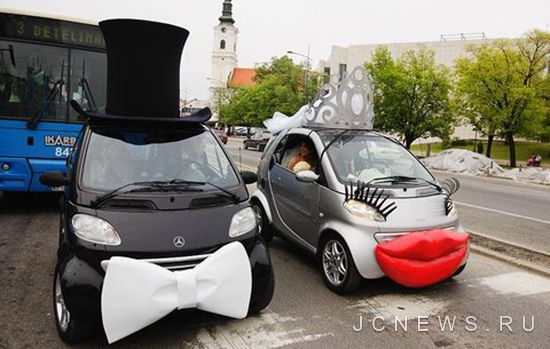 Самые необычные свадебные автомобили