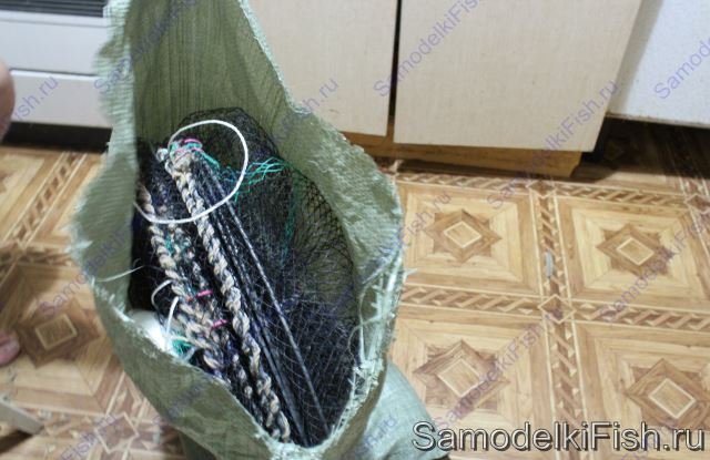 Самодельная ловушка - креветочница Самодельная ловушка - креветочница