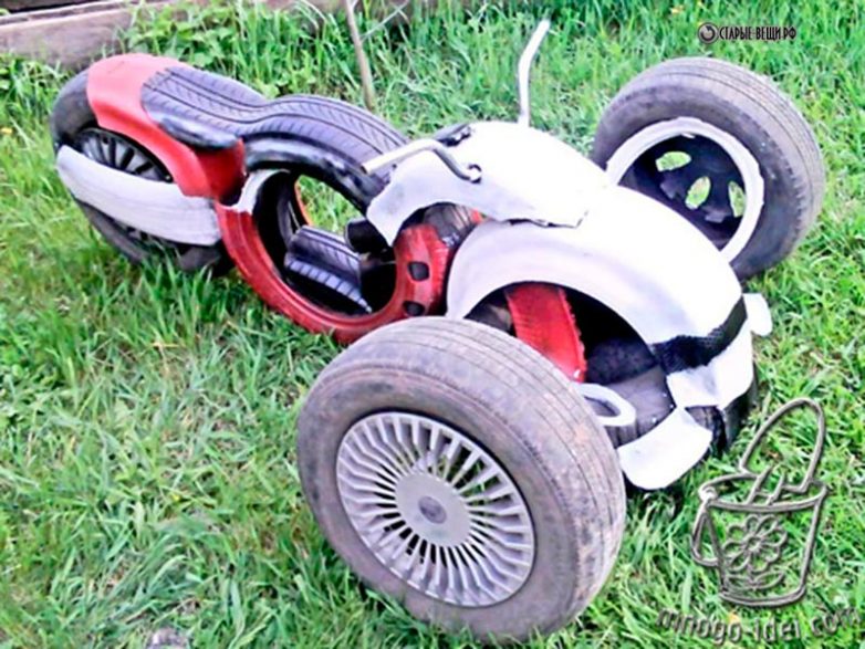 Поделки из автоколес Поделки из автоколес