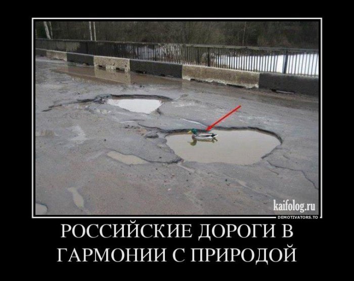 Дорожные демотиваторы (55 демотиваторов) Дорожные демотиваторы (55 демотиваторов)