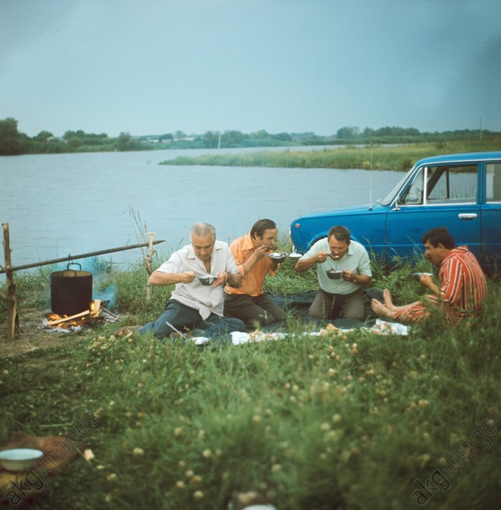 Пикник на берегу Дона, 1978: СССР в фото, подборка
