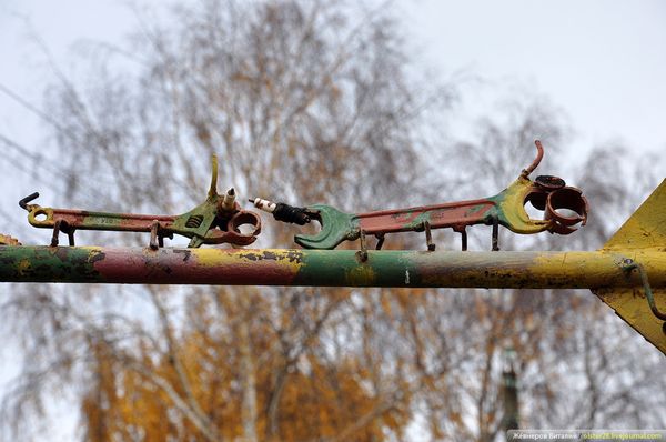 стимпанк, село, площадка