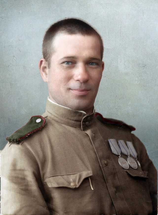 Герои Великой Отечественной войны в цветных фотографиях