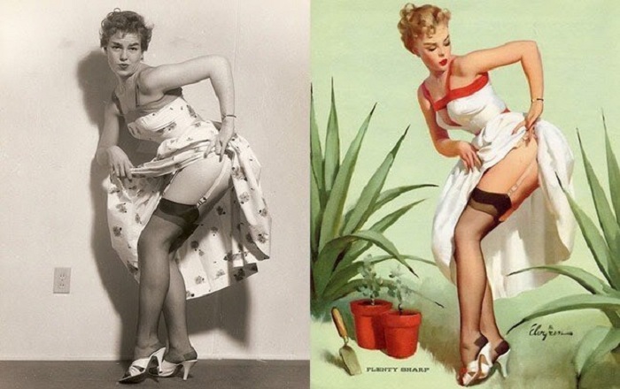 Нарисованные девушки художника Gil Elvgren стали самыми популярными пин-ап-образами. Нарисованные девушки художника Gil Elvgren стали самыми популярными пин-ап-образами.