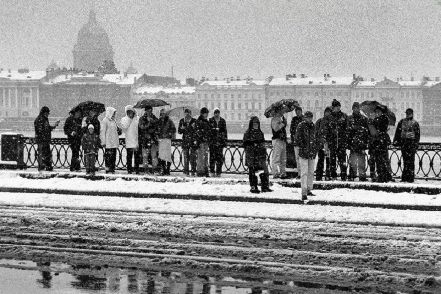 Зимний Санкт-Петербург и его жители город, жизнь, санкт-петербург, фотография