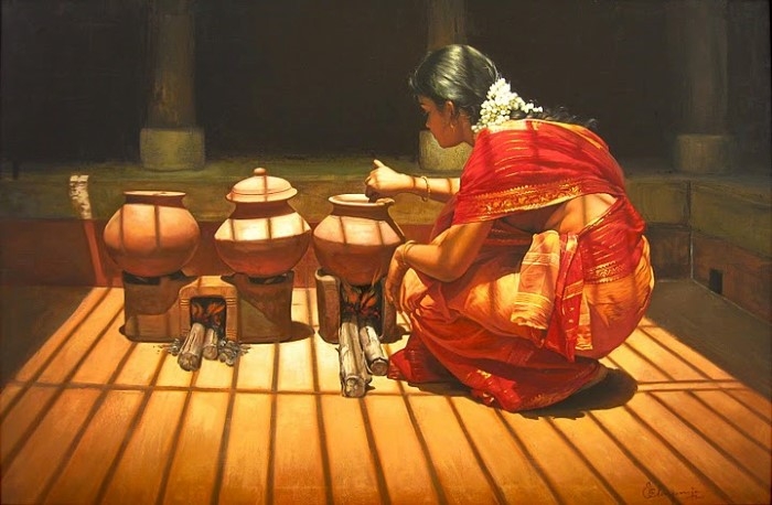 Индийский художник. S Elayaraja S Elayaraja