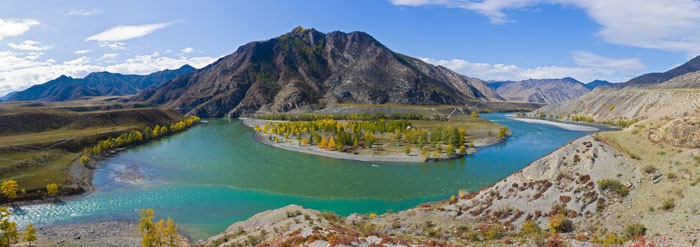 Невероятно красивейшие фото слияния Российских рек. россия, слияние рек, фото