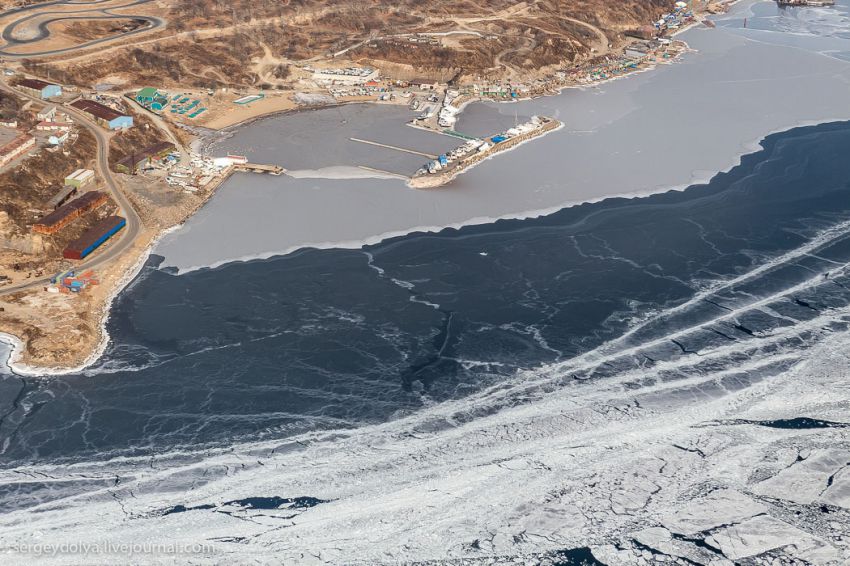 вертолет, высота, полет, владивосток, Русский остров