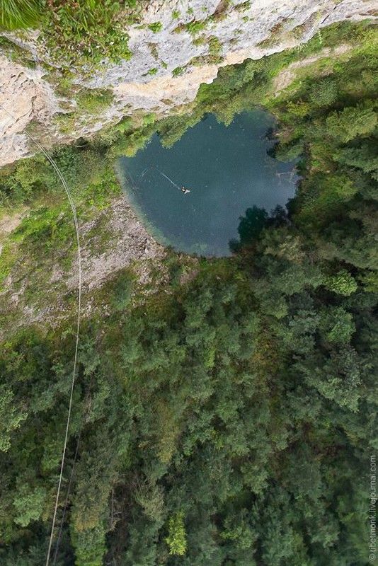 ropejumping29 Прыжок в Сухое озеро