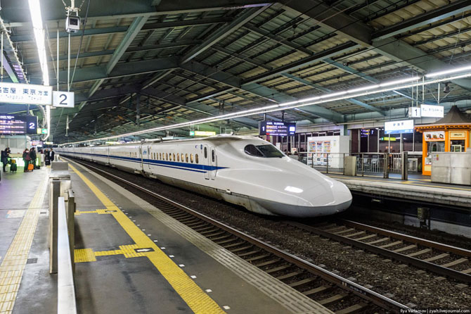 Japanese railway miracle - Shinkansen train