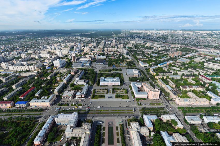 Барнаул, высота, вертолет, достопримечательности