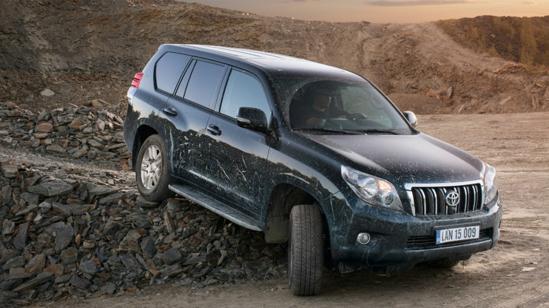 9. Toyota Land Cruiser. авто, бездорожье, внедорожники, джипы