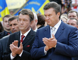 Президент Украины Виктор Ющенко и премьер-министр Виктор Янукович