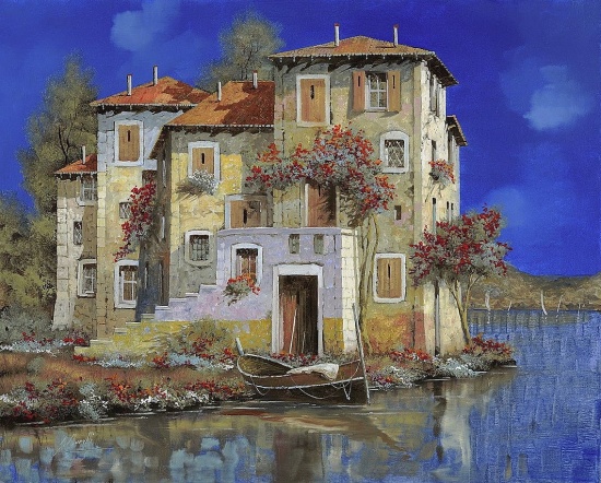 Художник Guido Borelli. Там ждёт тебя твой старый дом