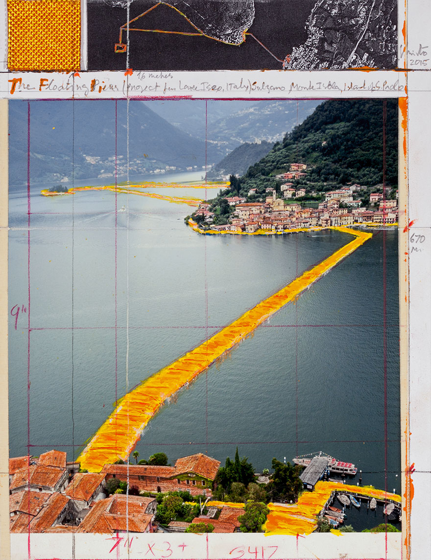 Artists Are Building Water Walkway Across Lake Iseo, Italy