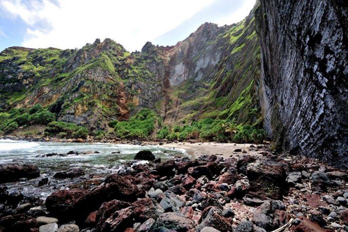 остров, океан, люди