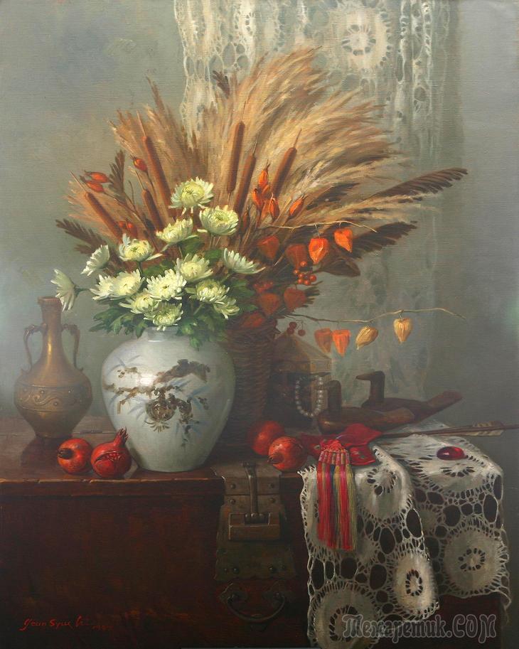 Корейская живопись. Ким Юн Сик - Kim Yun Sik (김윤식) (1933-2008). Республика Корея Корейская живопись. Ким Юн Сик - Kim Yun Sik (김윤식) (1933-2008). Республика Корея