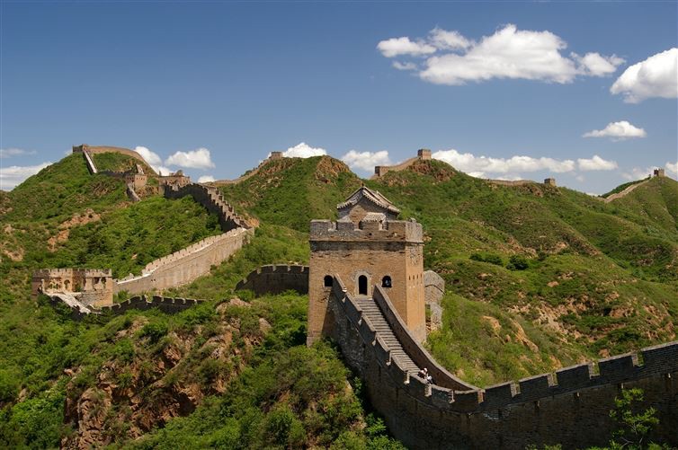 2. Великая Китайская стена, Китай достопримечательност, мир, ракурс