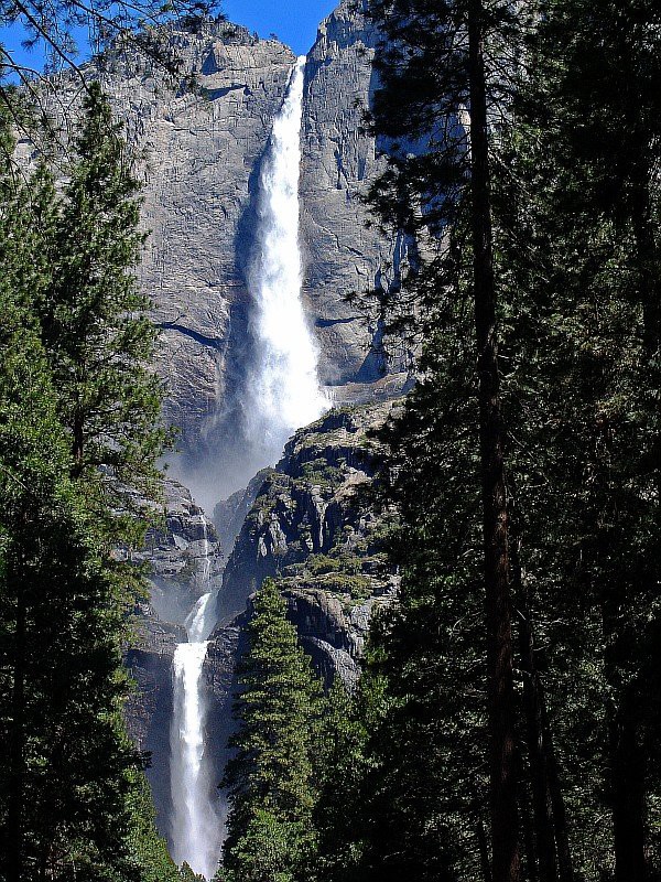 6 Водопад Йосемити, США водопад, красивые места, природа, самые красивые водопады
