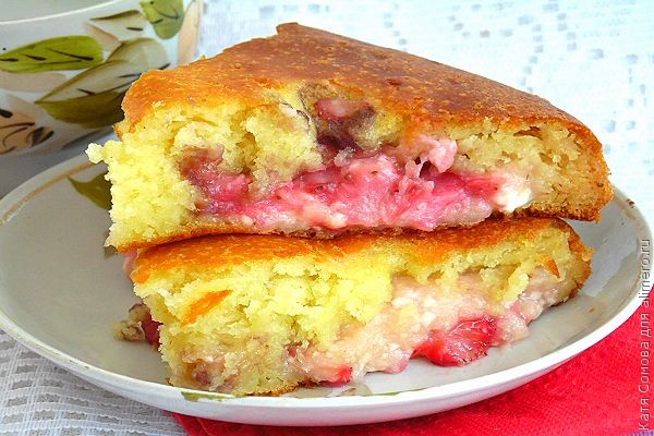 Пирог с творогом и клубникой рецепт пошагово в духовке Пирог с творогом и клубникой рецепт пошагово в духовке