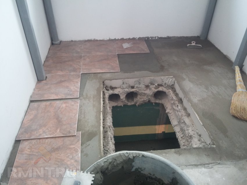 Погреб своими руками из плитки
