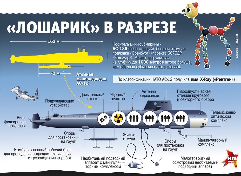 Что известно о гибели 14-ти подводников на секретной подлодке Лошарик