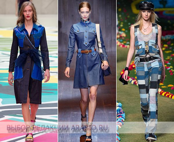 Одежда из джинсы - тренд весенне-летнего модного сезона 2015