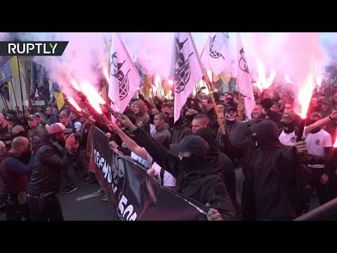 15 тысяч националистов на улицах европейского города. Как в Киеве отметили День создания УПА