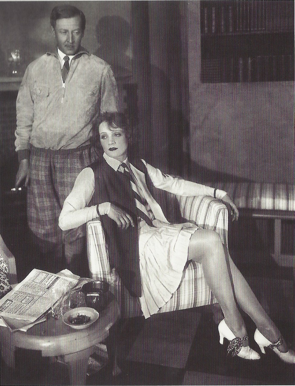 1927. Марлен Дитрих с немецким актером Фрицем Одемаром, Берлин