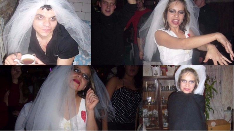 Свадьба деревенских сатанистов деревенская свадьба, свадебные фото, свадьба