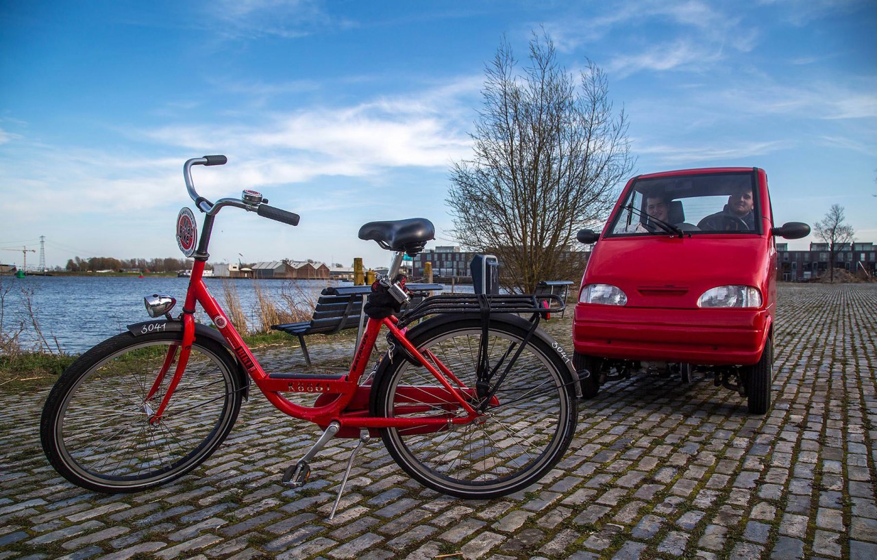 Самый маленький автомобиль на свете Canta, авто, амстердам, маленький автомобиль, малолитражка