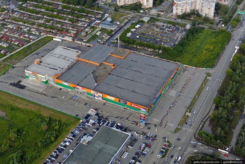 Барнаул, высота, вертолет, достопримечательности