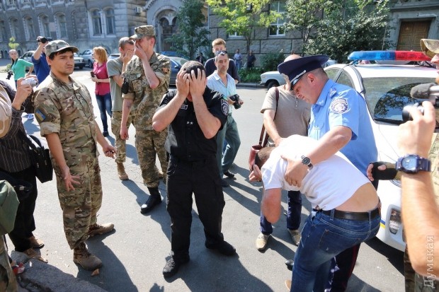 Шабаш нацистов в Одессе. "Москаляку на гиляку"