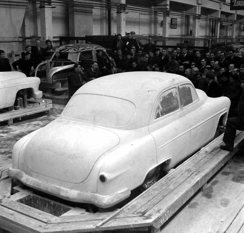 Гипсовый макет "Победы" М-21, 1951 год, первый шаг к "Волге": история, ретро фото, советские автомобили