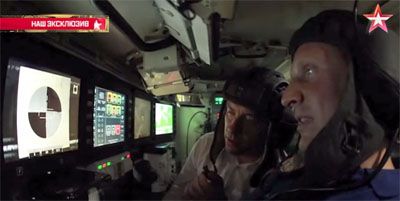 ТК "Звезда" представил видео из боевого отделения танка Т-14 "Армата"