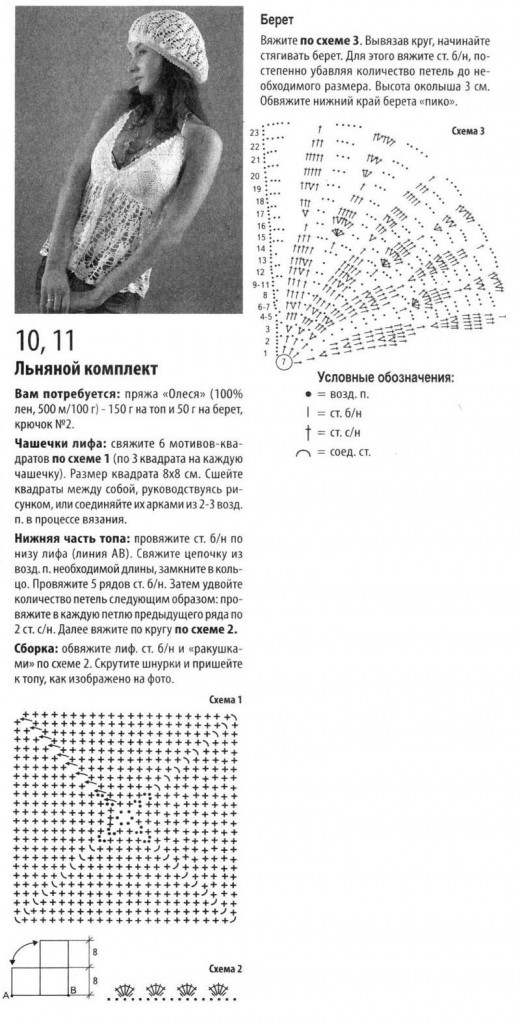 Вязание беретов крючком для женщин за 50 с описанием и схемами бесплатно