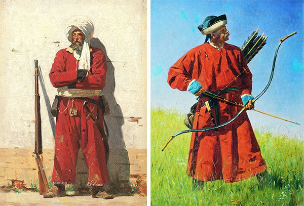 В. Верещагин. Кокандский солдат. Бухарский солдат