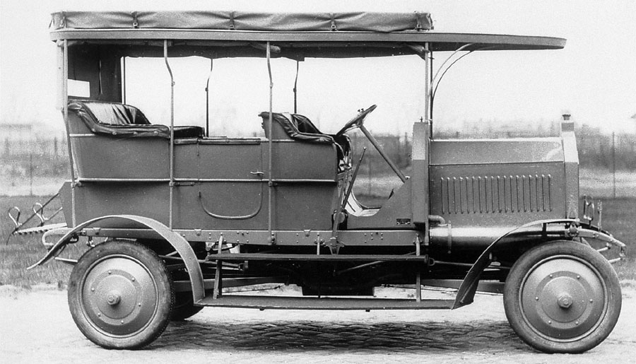 Первый легковой внедорожник Daimler Dernburg Wagen 1907 daimler, внедорожник, странный автомобиль