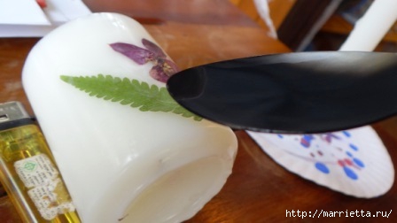 как сделать свечу с сухоцветами своими руками (12) (448x252, 52Kb)