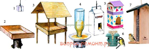 Кормушка для диких птиц: варианты, чертежи, чем наполнить и для кого?